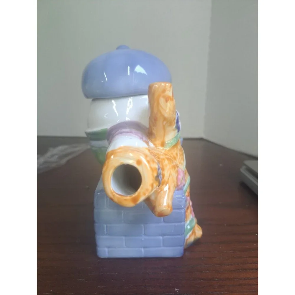 Vintage Fietx Humpty Dumpty Ceramic Teapot